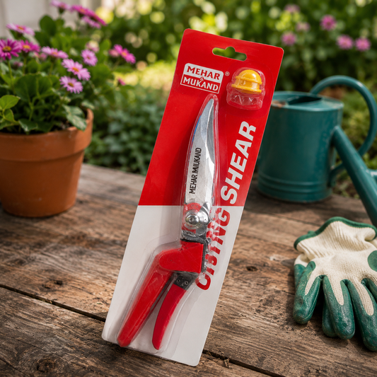Heavy-Duty Garden Pruning Shear for Cutting Branches, Flowers, Shrubs & Fruit Trees | Professional Stainless Steel Hand Pruner with Ergonomic Handle