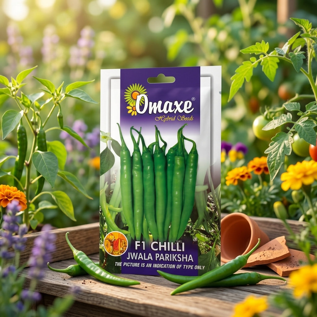 Premium F1 Chilli Jawala Prashika Seeds for High Yield Green Chilli Farming in India