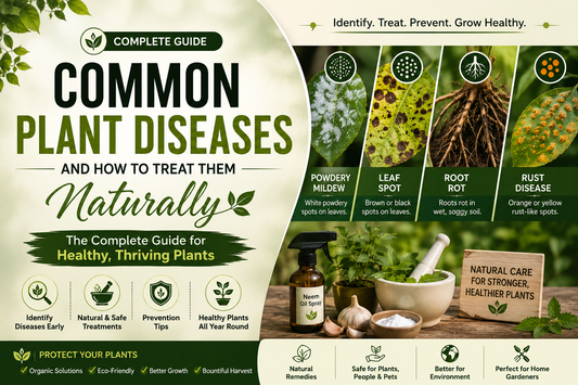 Common Plant Diseases and How to Treat Them Naturally: The Complete Guide for Healthy, Thriving Plants