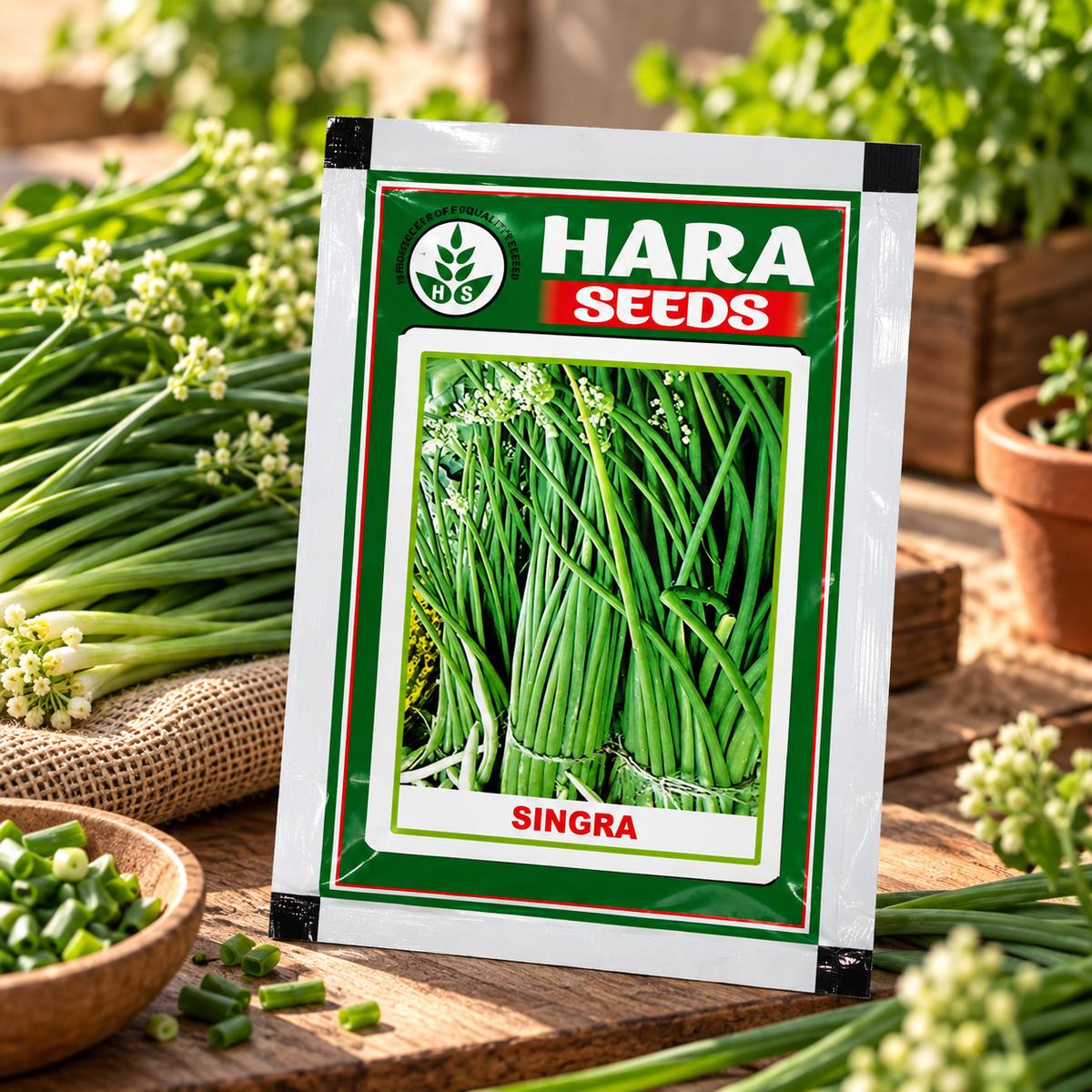 Hara Seeds Singra (Mongra) Vegetable Seeds 10g – Premium Quality Seeds for Kitchen Garden, Terrace Gardening & Home Vegetable Growing