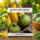 Premium Round Green Squash Seeds for Home Gardening & Farm Cultivation – High Germination Hybrid Vegetable Seeds by Biocarve Seeds