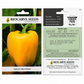 Premium Yellow Bell Pepper Seeds for Home Garden – High Yield Capsicum Yellow Wonder Vegetable Seeds by BIOCARVE SEEDS