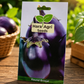 Premium Hybrid Round Brinjal Seeds for Home Garden & Farm | High Yield Purple Eggplant Vegetable Seeds