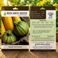 Premium Round Green Squash Seeds for Home Gardening & Farm Cultivation – High Germination Hybrid Vegetable Seeds by Biocarve Seeds