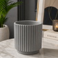Modern Ribbed Ceramic Planter Pot for Indoor Plants – Premium Decorative Flower Pot for Home, Office & Tabletop Décor