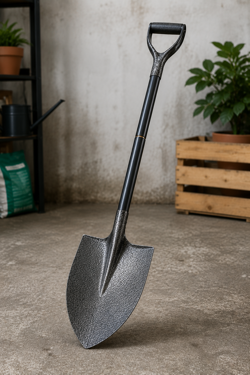 Heavy-Duty Garden Digging Shovel (Belcha) with D Handle – Premium Steel Spade for Farming & Gardening
