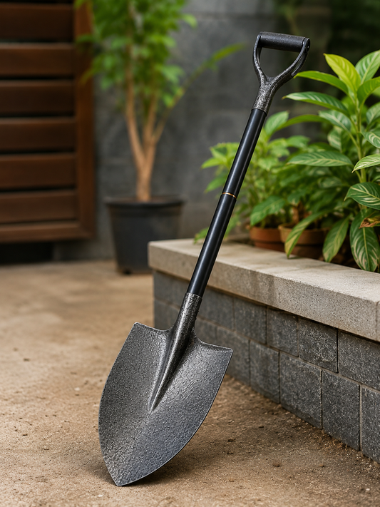Heavy-Duty Garden Digging Shovel (Belcha) with D Handle – Premium Steel Spade for Farming & Gardening