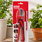 Heavy-Duty Straight Blade Pruning Secateur for Dry Branches, Garden Plants, Shrubs & Fruit Trees | Professional Carbon Steel Hand Pruner with Safety Lock