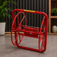 Heavy-Duty Manual Garden Hose Reel Cart with Steel Frame for Easy Hose Storage, Winding & Watering | Portable Water Hose Trolley for Lawn & Garden Irrigation