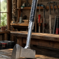 Heavy-Duty Garden Hoe with Pick Axe for Digging, Weeding, Soil Loosening & Trenching | Steel Pick Mattock with Ergonomic Handle for Farming & Gardening