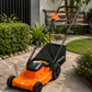 Heavy-Duty Electric Lawn Mower with Grass Collection Bag for Lawn Cutting, Garden Grass Trimming & Landscape Maintenance | Portable Electric Grass Cutter