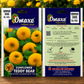 Omaxe Hybrid Seeds Teddy Bear Sunflower Flower Seeds for Home Garden, Balcony & Outdoor Flowering Plants – Premium F1 Tall Yellow Sunflower Seeds