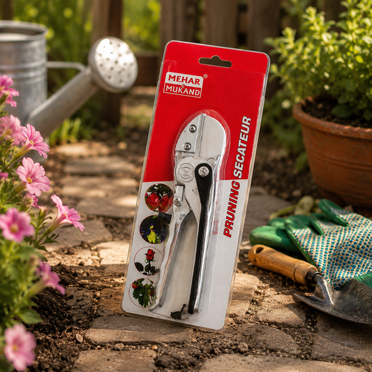 Professional Bypass Pruning Secateur | Heavy-Duty Garden Pruning Shears for Plants, Flowers & Branches