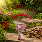 Heavy-Duty Metal Garden Leaf Rake | Durable Lawn & Garden Cleaning Rake for Leaves, Grass & Debris