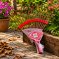 Heavy-Duty Metal Garden Leaf Rake | Durable Lawn & Garden Cleaning Rake for Leaves, Grass & Debris