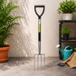 Heavy-Duty Steel Garden Digging Fork with Ergonomic D-Handle for Soil Turning, Aeration, Composting & Gardening | Durable Garden Fork for Farming & Landscaping