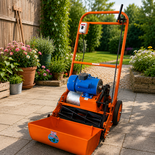 Heavy-Duty Electric Reel Lawn Mower with Grass Catcher | Precision Grass Cutting Machine