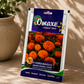 Omaxe F1 Hybrid Marigold Kingsman Snowball Orange Seeds – Premium Orange Marigold Flower Seeds for Home Garden & Terrace Gardening