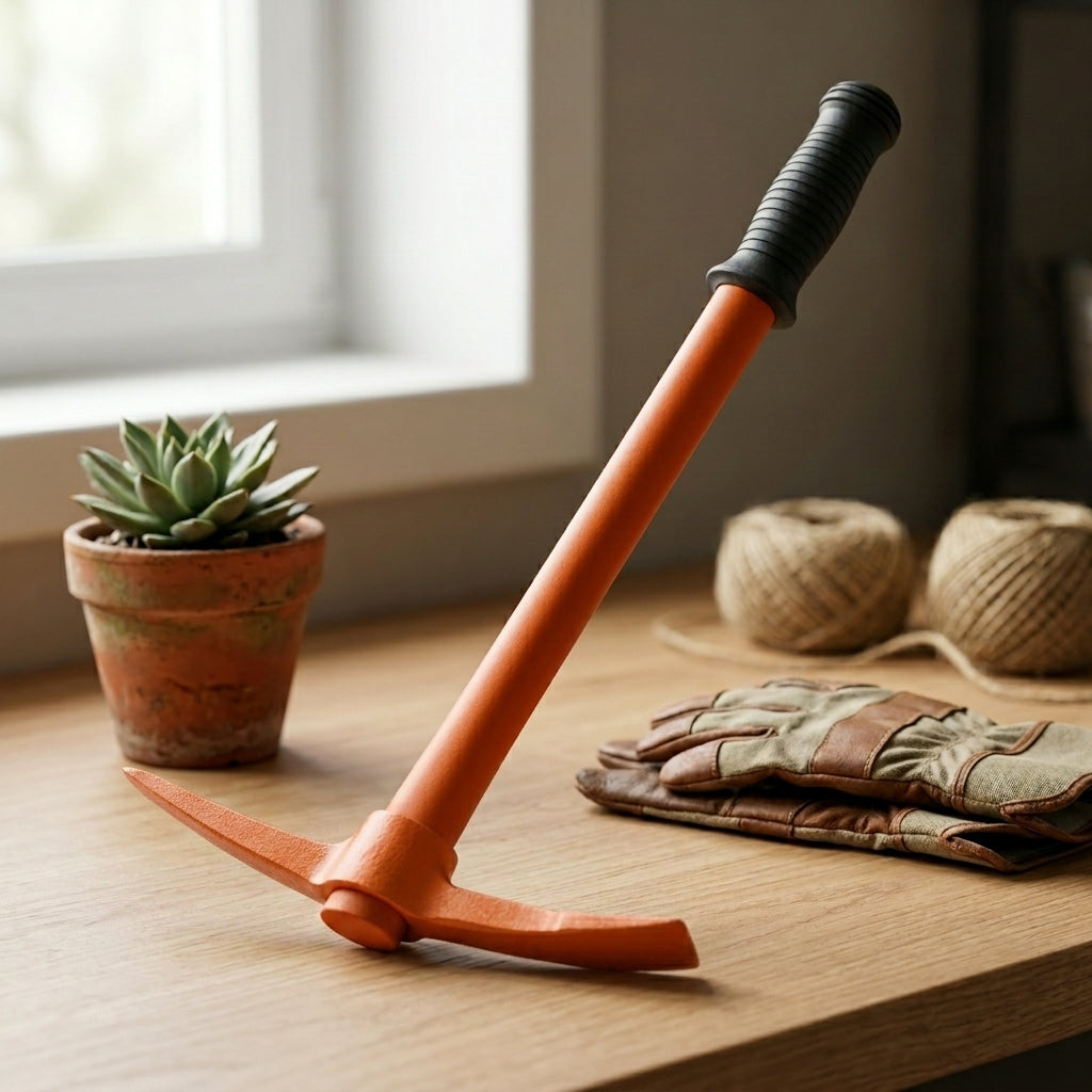 Pickaxe for Breaking Hard Soil, Rocks & Digging | Heavy Duty Farm and Garden Tool