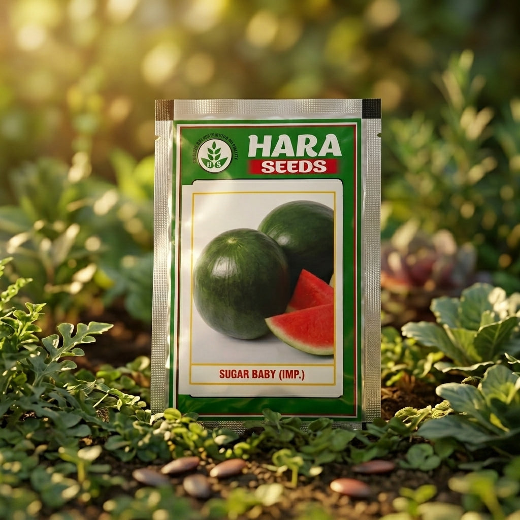 Premium Sugar Baby Watermelon Seeds for High Yield Farming in India