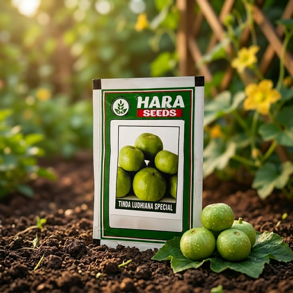 Premium Tinda Seeds for High Yield Apple Gourd Farming & Kitchen Gardening in India