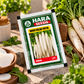 Hara Seeds Noor Palak Patta Radish Seeds for Home Garden & Kitchen Garden | White Long Radish (Mooli) Seeds for Easy Vegetable Growing