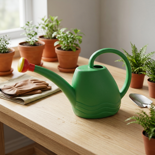 Water Can 1.8 Litre for Indoor & Outdoor Plants | Lightweight Plastic Garden Watering Can