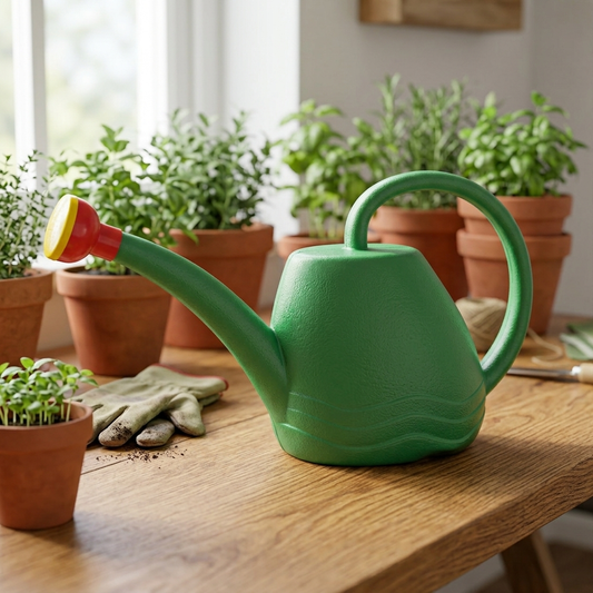 Water Can 1.8 Litre for Indoor & Outdoor Plants | Lightweight Plastic Garden Watering Can